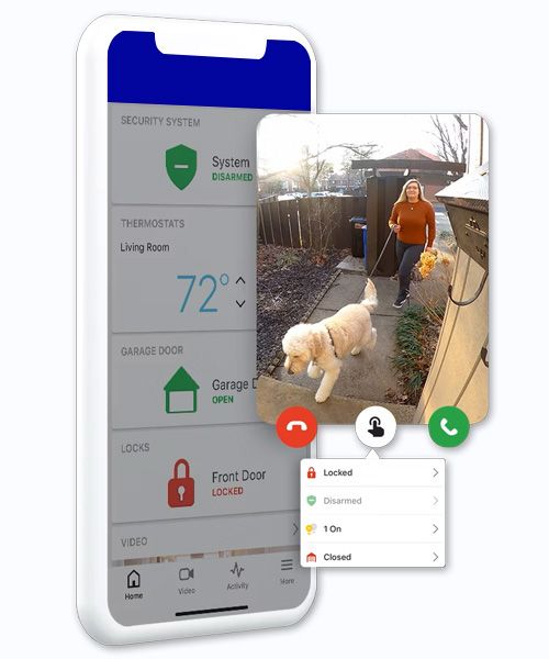 home security app graphic